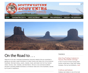 southwestsouvenirs.com: Southwestern Souvenirs | SW American Indian Art and Antiques | Home
We are a non-commercial website devoted to providing reliable information on American Indian arts of the Southwest, backed by 24 years of experience.