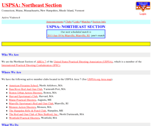 uspsa-ne.org: USPSA: Northeast Section
We are the Northeast Section of AREA 7 of the United States Practical Shooting Association (USPSA), which is a member of the International Practical Shooting Confederation (IPSC).