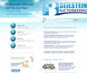 beilsteinauctioneering.com: Beilstein Auctioneering
Beilstein Auctioneering is an Auctioneering company located in Mansfield Ohio