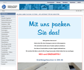 helbing-gmbh.de: Helbing GmbH Packing Systems - Ihr Lieferant für die Industrie
Helbing GmbH Packing Systems - Ihr Lieferant für die Industrie