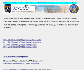laborcommissioner.com: State of Nevada -
