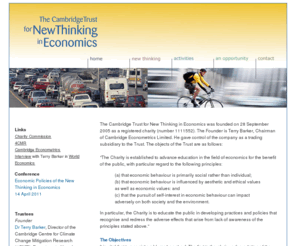 newthinkingineconomics.com: The Cambridge Trust for New Thinking in Economics
The Cambridge Trust for New Thinking in Economics