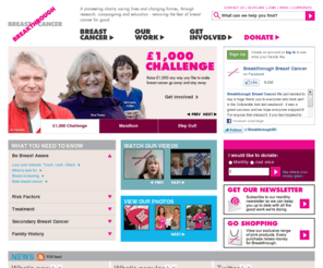 breakthroughbreastcancer.biz: Breakthrough Breast Cancer - Breast Cancer Research, Campaigning and Information - Breakthrough Breast Cancer
Breakthrough Breast Cancer is the UK's leading charity committed to fighting breast cancer through research, campaigning and education.