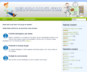 delodajalci.com: Domov - Delodajalci.com
Delodajalci, ocene delodajalcev