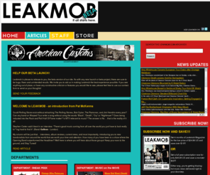 leakmobrecords.com: Leakmob | Free Music, Tour Dates, Photos, Videos
Leakmob's official profile including the latest music, albums, songs, music videos and more updates.