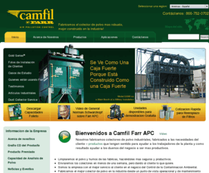 recolecciondepolvo.com: Industrial Dust Collectors and Fume Collectors - Camfil Farr APC
Camfil Farr Air Pollution Control manufactures industrial dust collectors and fume collection equipment to clean up manufacturing processes.  