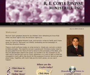 recoyle.com: R. E. Coyle Revival Ministries, Inc.
site description here