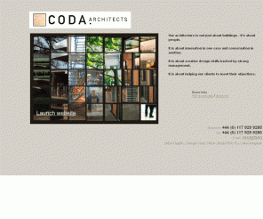 coda-architects.co.uk: CODA Architects +44 (0)117 929 9285
