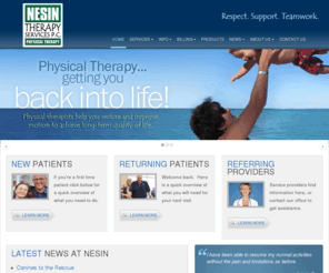 nesintherapy.org: Nesin Therapy Services
Physical Therapy for Huntsville and Madison, Alabama