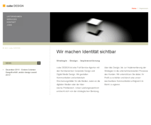 power-click.com: cube DESIGN
cube DESIGN - Strategie, Design und Kommunikation