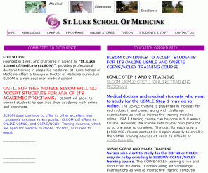 stluke.edu: Welcome to St. Luke School of Medicine - Liberia
