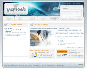 valtronic.it: Valtronic - Rivenditori componenti elettronici civili e industriali
Sito ufficiale di Valtronic S.a.s. Leader nella distribuzione di materiali elettronici civili e industriali
