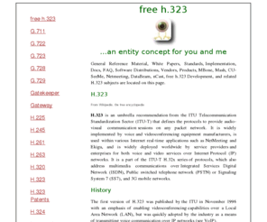 freeh323.org: free h.323 - an entity concept for you and me
