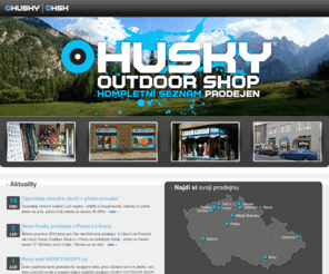 huskyshopy.cz: HUSKY SHOPY - stany, spací pytle, spacáky, batohy, softshell, outdoor
HUSKY - specialista na outdoor / stany, spací pytle, spacáky,  batohy, textil, doplňky a další...