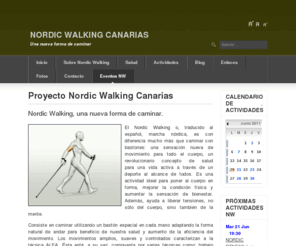 nordicwalkingcanarias.es: Proyecto Nordic Walking Canarias
Nordic Walking Canarias es un proyecto innovador que propone un cambio en la actividad física apostando por actividades saludables al aire libre.