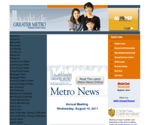 greatermetrofcu.org: Greater Metro FCU - Home Page
