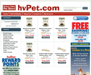 dogchewsonline.com: Hudson Valley Online Pet Store - Poochie Chews & Treats, Pet Products and Supplies, Grooming, Gifts, Rawhide, Dog and Cat Toys and items
Hudson Valley Online Pet Supplies Store is the world's leading carrier of Poochie Treats/Poochie Chews pet and rawhide products.  They also carry many other brands of pet products including Microbe-Cleaner, Smokehouse, Cat Dancer, and more! 