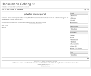 hanselmann-gehring.de: Hanselmann-Gehring.de : privates Internetportal
privates Internetportal