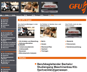 verkehrsmesstechnik.net: GFU - Gesellschaft für Unfall- und Schadenforschung AG
Gutachen im Kfz- und Baubereich, Ueberpruefung polizeilicher Messverfahren im Strassenverkehr