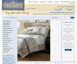 frenchquarterlinens.com: French Quarter Linens Online Shopping | Luxury European Linens, Bedding & Towels
French Quarter Linens Online Shopping | Luxury European Linens, Bedding & Towels - 