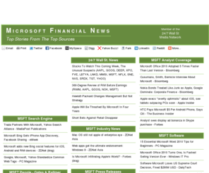 microsoftfinancialnews.com: Microsoft Financial News
The Authoritative Source for Microsoft Financial News