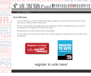 18in08fund.org: 18 in '08 fund.org
