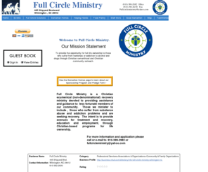 fullcircleministrync.org: Full circle ministry wilmington nc
full circle ministry, wilmington nc, helping hands,  tom deen, thomas gilchrist, alcohol, drugs, christian halfway house, food pantry, staff info 