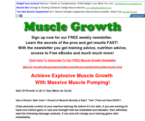 explosivegrowthspurts.com: Explosive Growth Spurts - Muscle Growth - Massive Muscle Pumping
Explosive growth spurts, achieve explosive muscle growth with  massive muscle pumping!