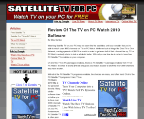 tvonpcwatch.com: We specialize in TV on PC Watch
Consider us experts in TV on PC Watch