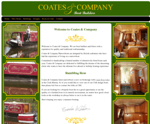 ccnarrowboats.com: Coates & Company - Luxury and Distinctive Narrowboats
Coates & Company, Narrowboat builders and fitters, creators of Affordable, Luxury and Distinctive Narrowboats