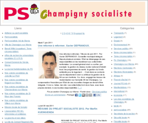 ps-champigny.org: Ps Champigny-sur-Marne 94
   PARTI SOCIALISTE
Section de Champigny sur Marne 94