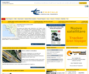 trasportale.it: Trasportale.it - News e servizi per il mondo del trasporto merci
Trasportale.it è uno strumento di informazione e business dedicato al mondo del trasporto merci. offre informazione in tempo reale, servizi di consulenza, banca dati, mappe, listini e le vetrine virtuali del trasporto. Una vera piazza virtuale .