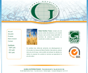 vivamold.com: Global Nutrition France -  Bienvenue
Solutions innovantes pour la nutrition animale. Produits pour la préparation des aliments composés : Antifongiques, Anti-salmonelles, Acidifiants, Capteurs mycotoxines, Antioxydants, Butyrate de Calcium, Enzymes, Arômes, Sourcing à la demande, mélanges de poudres, mise de liquides sur support, encapsulation