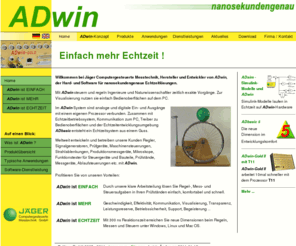 xn--jger-gmbh-v2a.com: ADwin - Die schnellsten Echtzeit-Lösungen unter Windows, Linux und Mac OS - Jäger Computergesteuerte Messtechnik GmbH
ADwin - Die schnellsten Echtzeitlösungen unter Windows - Jäger computergesteuerte Messtechnik GmbH