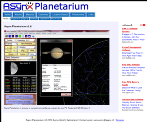 asynxplanetarium.com: Astronomy Software
Astronomy Software Asynx Planetarium official Website