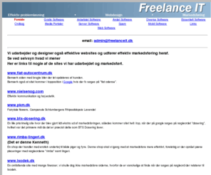 freelanceit.dk: Webdesign og markedsføring Odense
Vi udarbejder og designer effektive websites og udfører effektiv markedsføring heraf.