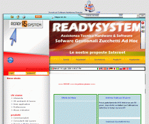 readysystem.it: Readysystem srl, web agency Perugia - Informatica per il commercialista, servizi Internet
Prodotti Osra, Zucchetti, webmaster tools, whois lookup, realizzazione siti dinamici in ASP, analisi posizionamento nei motori di ricerca