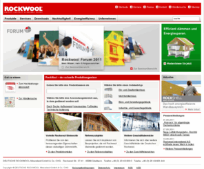 rockwool.de: Deutsche Rockwool - Dämmen, Dämmung, Wärmedämmung, Dach dämmen, Steinwolle, Isolieren
Willkommen bei Rockwool, dem Marktführer für innovative und nachhaltige Wärme-, Schall- und Brandschutz-Dämmlösungen aus Steinwolle.