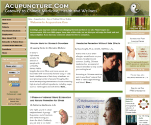 acupuncture.com: Acupuncture.Com - Home of Traditional Chinese Medicine
