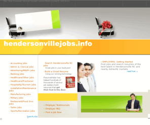 hendersonvillejobs.info: Hendersonville Jobs | Hendersonville Careers near Hendersonville, NC
Hendersonville Jobs and Careers: Search Jobs in Hendersonville, NC by job category and job location. Find your ideal career.