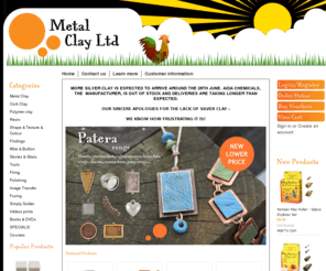 metalclay.co.uk: Art Clay silver clay, metal clay, resin, and jewellery making supplies in the UK
Official UK Art Clay metal clay distributor for jewellery making. Supplies silver clay, copper and gold, COPPRclay and BRONZclay, Fimo and Premo Sculpey Polymer Clay and resin. Everything you need for metal clay, jewellery making and crafts. Courses and information. Also known as SilverClay.