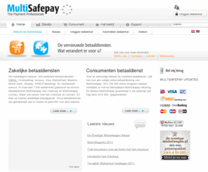 multisafepay.es: Online betaaldiensten voor bedrijven en consumenten | MultiSafepay
MultiSafepay is het goedkoopste online betaalplatform. Direct een internetkassa met iDEAL, Visa, MasterCard, Mister Cash, Bankoverboeking voor elke webwinkelier.