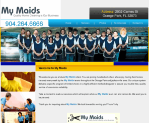 mymaidsjax.com: Maid Service in Orange Park, Florida by My Maids Jax
Maid Service in Orange Park, Florida by My Maids of Jax