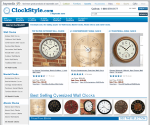netshopsclocks.com: Clocks : Shop Atomic, Alarm & Wall Clocks at Clock Style
Clock Style gives variety, sweet variety as the premier online retailer of clocks and wall clocks in the U.S. Save on a clock or wall clock now!