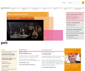 pwc.no: Revisjon - Rådgivning - Skatt og avgift - PwC Norge
PwC er verdens største nettverk av revisorer, advokater og rådgivere og leverer tjenester innen revisjon, rådgivning, skatt og avgift.