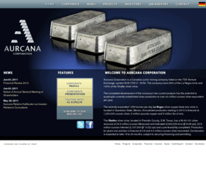 aurcana.com: Aurcana Corporation - Page - Fri Apr 8, 2011
