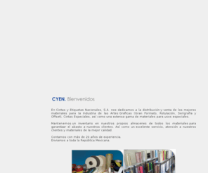 cyensa.com: CYEN: Artes Gráficas
Distribución y venta de los mejores materiales para la Industria de las Artes Graficas (Gran Formato, Rotulación, Serigrafía y Offset), Cintas Especiales, así como una extensa gama de materiales para usos especiales.