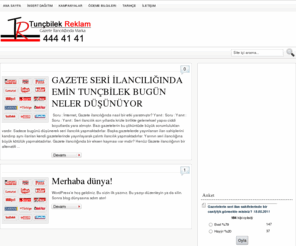 hurriyetseriilan.gen.tr: HÃ¼rriyet seri Ä°lan 444 41 41 TunÃ§bilek Reklam Ankara
