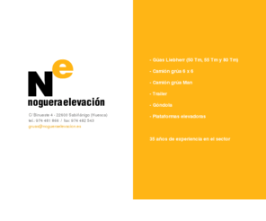 nogueraelevacion.com: Noguera Elevación - Grúas
Noguera Elevación - Grúas