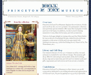 princetondollandtoy.org: Princeton Doll and Toy Museum
